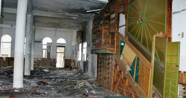 صورة أرشيفية لاستهداف قصر الرئيس على عبد الله صالح