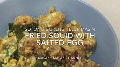 Resepi Sotong Telur Masin Basah