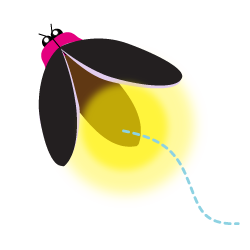 ホタル 蛍 ふでこや 無料イラスト