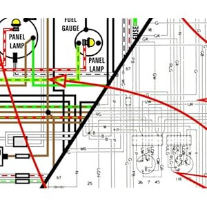 1976 Datsun 280Z 11" x 17" Color Wiring Diagram