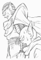 Dragon Ball Z coloring pictures of Gohan, Goku and other characters from the popular manga and anime series.