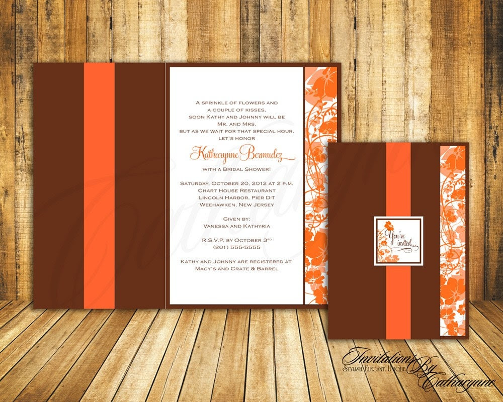Autumn Bridal Shower Wedding