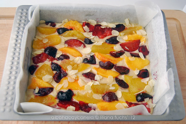 Summer fruit cake