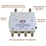 4 PORT CABLE TV / HDTV / DIGITAL AMPLIFIER INTERNET MODEM SIGNAL BOOSTER INTERNET AMP