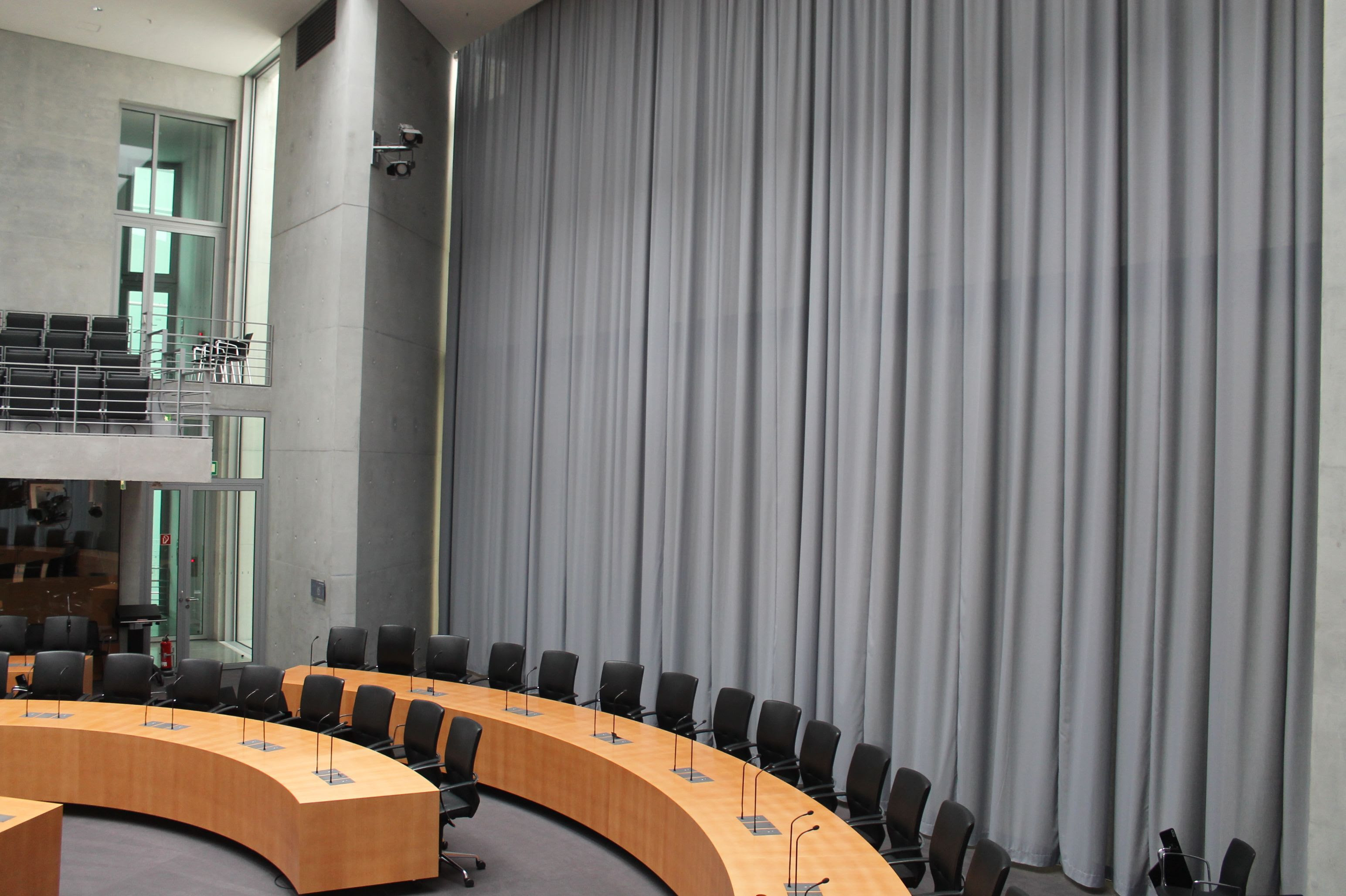 Theater Bühnenvorhangschienen Motorisch Raffvorhänge