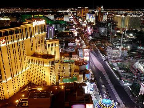 vegas strip at night. Las Vegas Strip