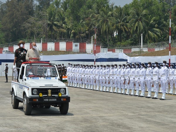 President arrives at Andaman on a four-day visit, Pays homage at Cellular Jail