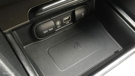 This wireless charger has a slim and durable design; Kia wireless charging - Aircharge