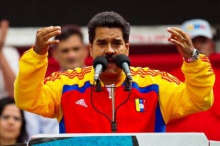Fotografía tomada el pasado 11 de septiembre en la que se registró al presidente de Venezuela, Nicolás Maduro, quien dio 48 horas para abandonar el país a tres diplomáticos norteamericanos. EFE/Archivo