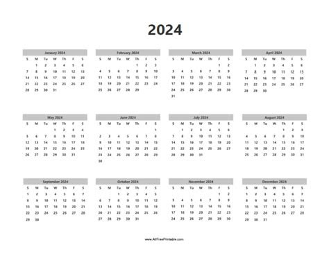  2024 printable student calendar free printable templates vrogue