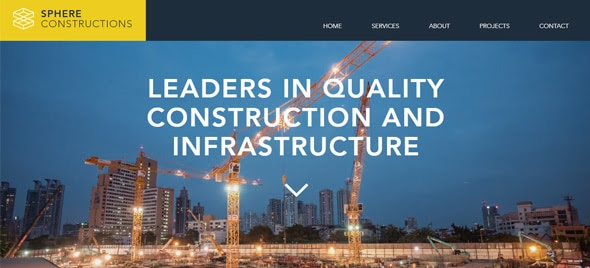 Construction-Company Website Templates