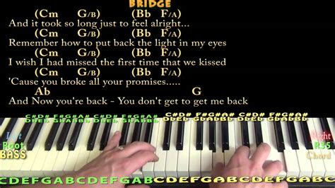 jar  hearts christina perri piano cover lesson  eb