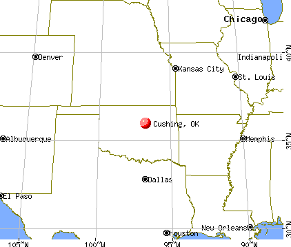 Oklahoma City Movers on Cushing  Oklahoma  Ok 74023  Profile  Population  Maps  Real Estate