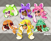 Splatoon 1 Hairstyles : Hairstyles for my Splatoon 3 project : splatoon in 2020 ... - I wish that the colors could have been brighter but i preferred this material with the sculpt.