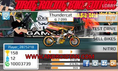game drag bike  indonesia mod apk android