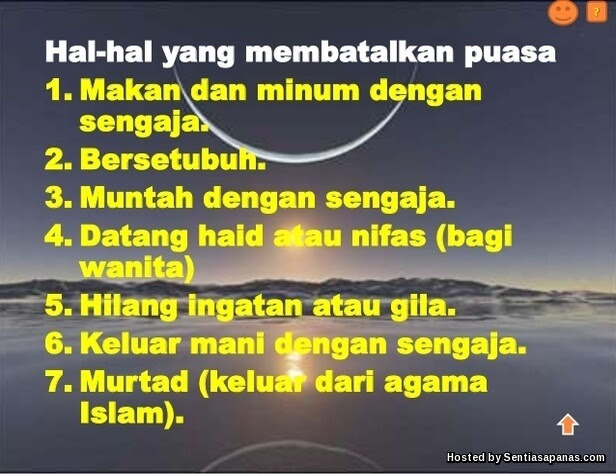 Perbuatan batalkan Puasa