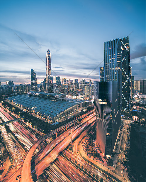 深圳会展中心CBD高清图片下载-正版图片501337939-摄图网