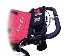 Tike Tech Single Stroller Water Bottle Holder, Black