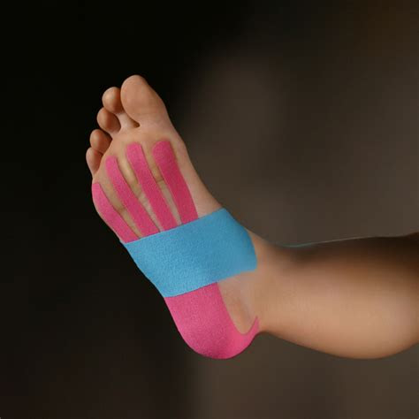 The pain occurs when the plantar fascia, the tissue that connects the heel bone to the toes, becomes weak or i. Taping Techniques