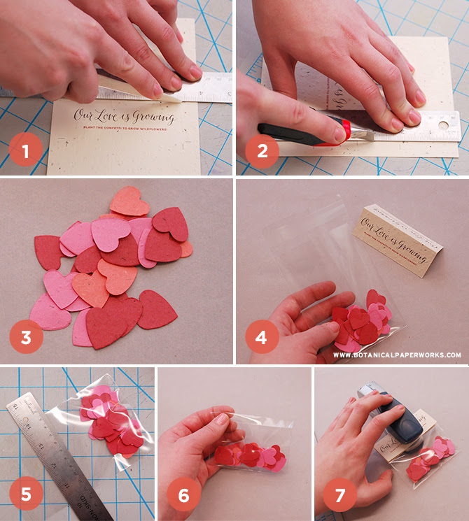 free printable} DIY Confetti Wedding Favors | Blog | Botanical 