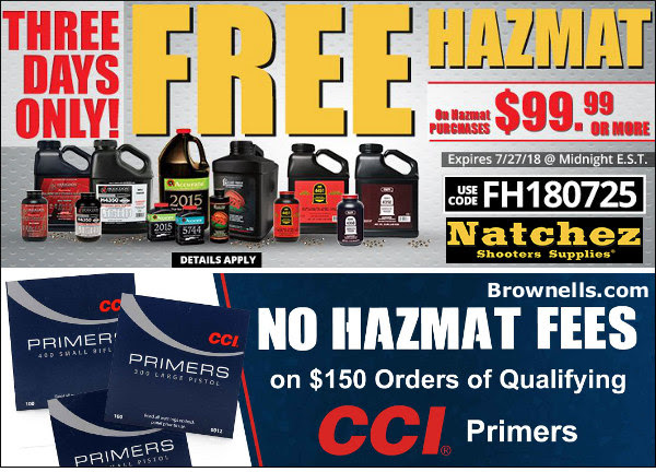Free HazMat Deals at Natchez and MidwayUSA « Daily Bulletin