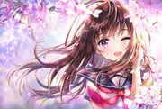 制服 女の子 桜の花 桜 制服 Pixiv年鑑 B