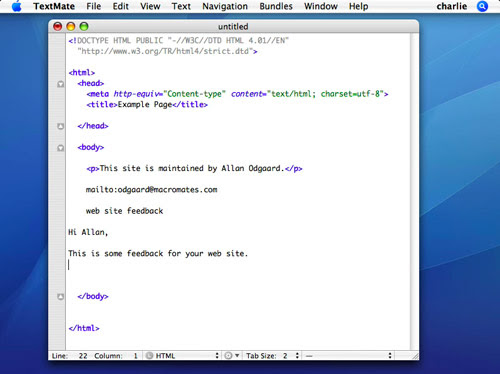Application screenshot