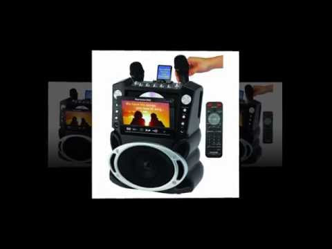 Karaoke USA Karaoke System with 7 Inch TFT Color Screen and Record Function GF829