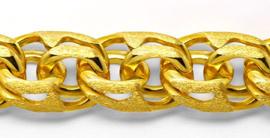 Originalfoto GARIBALDI ARMBAND, MASSIV GELBGOLD 14K/585, LUXUS! NEU!