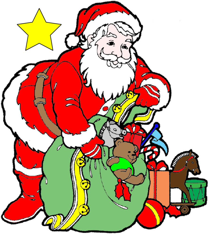 Disegno di Regali di Babbo Natale da scaricare