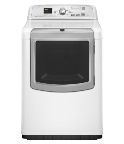 Maytag MEDB850YW Bravos 7.3 Cu. Ft. White With Steam Cycle Electric Front Load Dryer 
