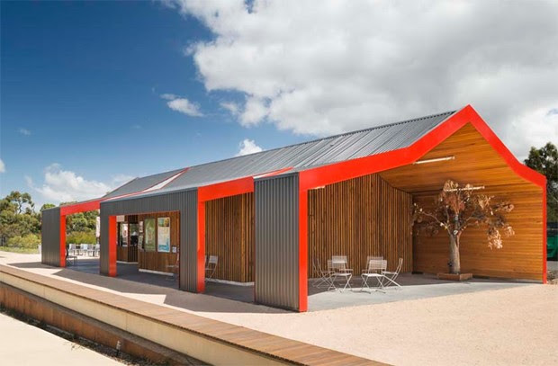  to Australian shed: Australian Garden Shelters by BKK Architects