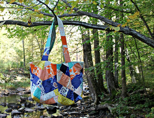 Tule Sunset Patchwork Bag