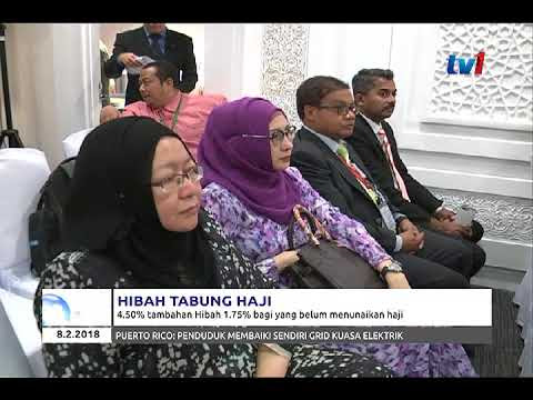VIDEO : hibah tabung haji – 4.50% tambahan hibah 1.75% bagi yang belum menunaikan haji [8 feb 2018] - lembagalembagatabung haji(th) mengumumkan agihan hibah sebanyak 4 perpuluhan 5 peratuslembagalembagatabung haji(th) mengumumkan agihan h ...