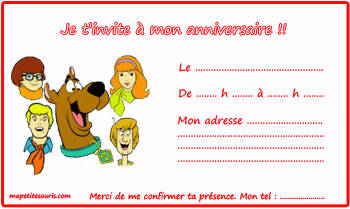 Invitation Pour Anniversaire Enfant