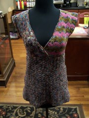 Peek-a-boo Chevron Tunic
