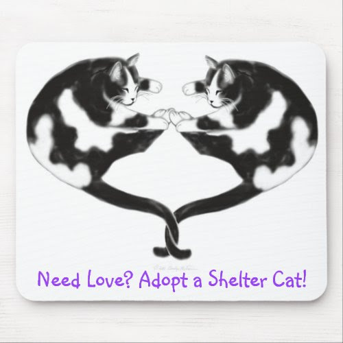 Adopt a Shelter Cat Mousepad mousepad
