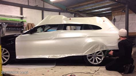 Autofolie mit glitzeroptik für ein hochwertiges finish. Bmw pearl white wrap - YouTube