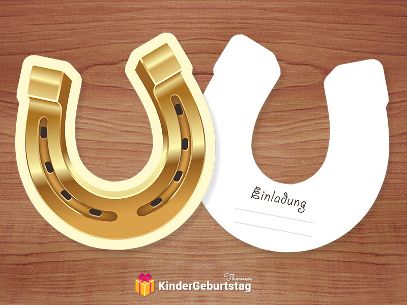Einladungskarten Pferde Zum Kindergeburtstag Kostenlose Vorlagen Zum Herunterladen