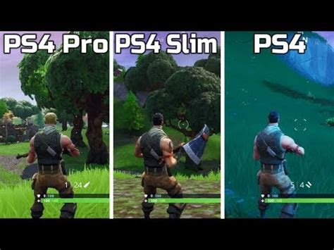 fortnite ps pro  ps slim  ps graphics