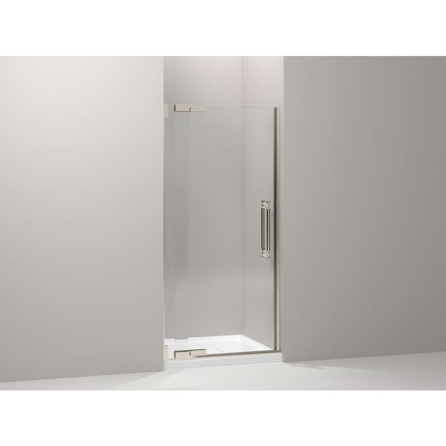 Shop KOHLER Dark Bronze Frameless Pivot Shower Door at Lowes.com Shop KOHLER Dark Bronze Frameless Pivot Shower Door at Lowes.com