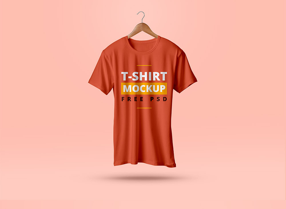 Download Free PSD T-Shirt Mockup - Free Mockup ZoneFree Mockup Zone