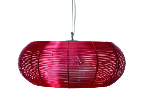 Leitmotiv Pendant Lamp Oval, Red