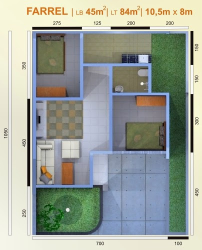 RUMAH DIJUAL: Rumah Baru Murah Ideal 45/84 di Tanah Baru 