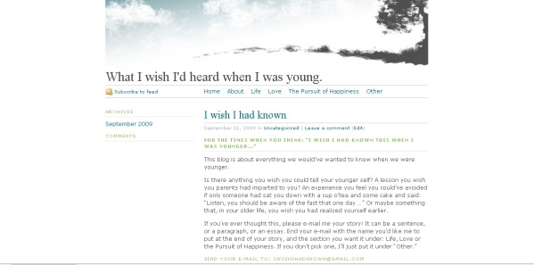 New blog