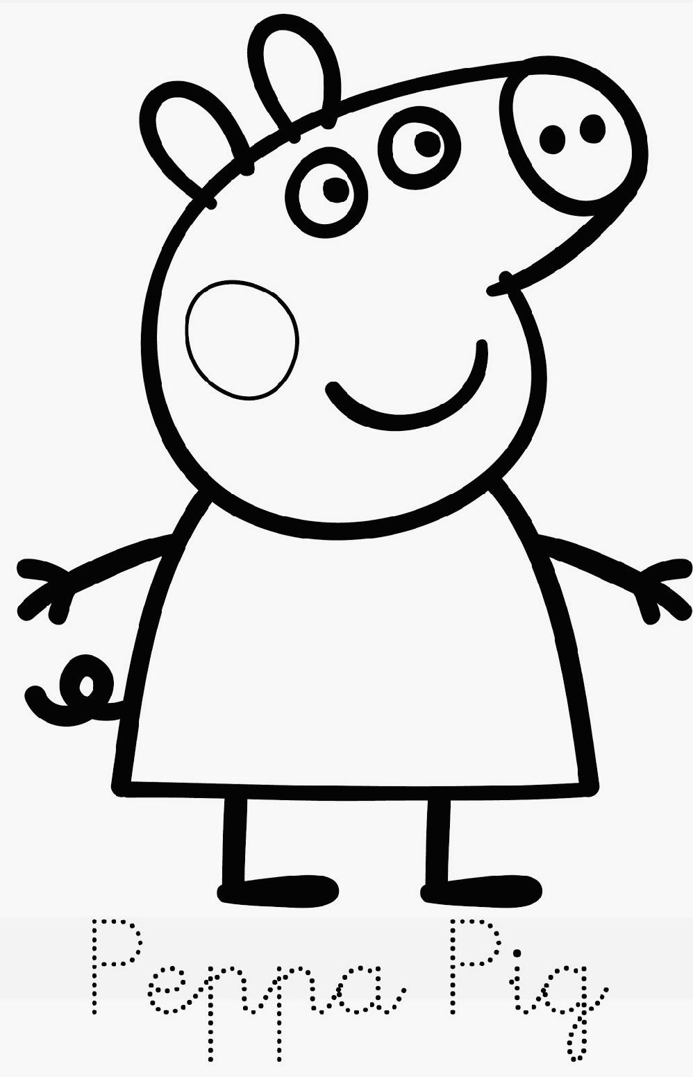 Coloriage peppa pig gratuit dessin a imprimer 276