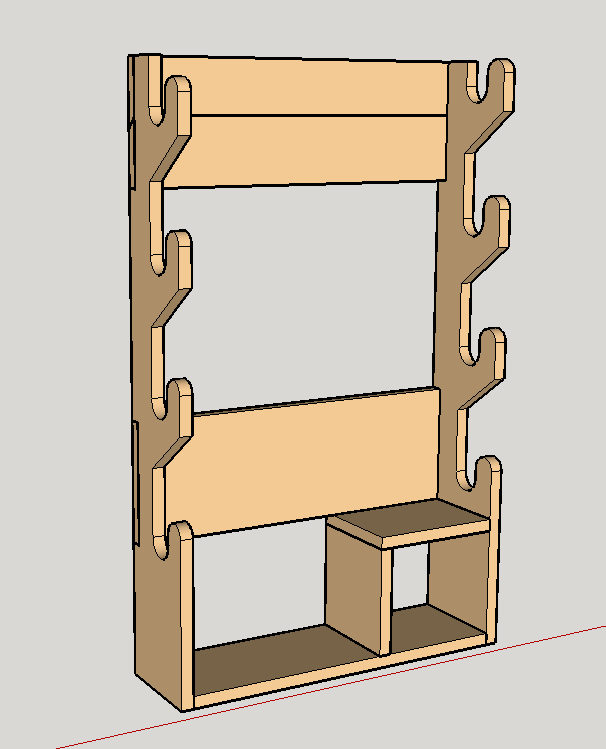 gun rack plans for download - easy to build - cfb creations