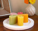 *SALE* 50% off – Set of five Rose scented mini teardrop candles