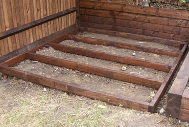 How To Build A Shed Base On Uneven Ground | How To Build Amazing DIY ...