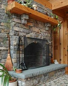 Natural Stone Fireplace Design . . . Steeped In Tradition!